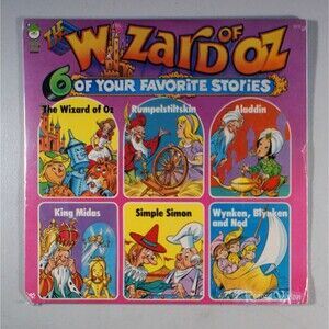 Wizard of Oz (1970) [SEALED] Vinyl LP • Aladdin, King Midas Peter Pan